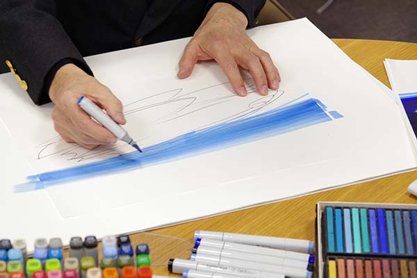 コピックワイド「色を重ねる」